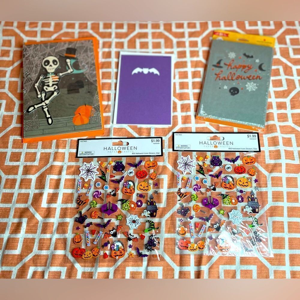 15+ NEW! “Trick or Treat You’re So Sweet” Halloween Cards & Over 100 Sticker